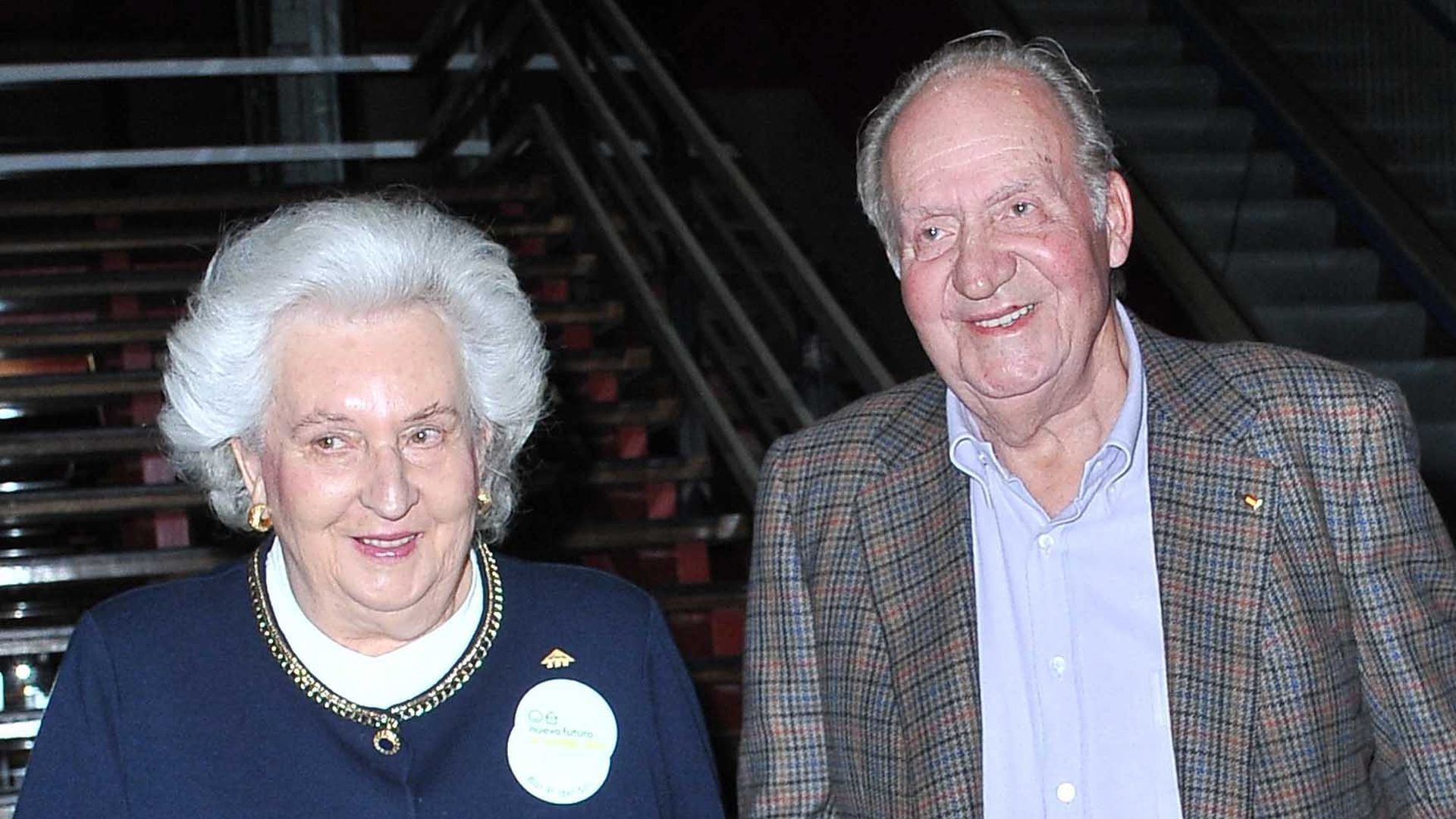 Pilar de Borbón y el rey emérito Juan Carlos, en una imagen de archivo