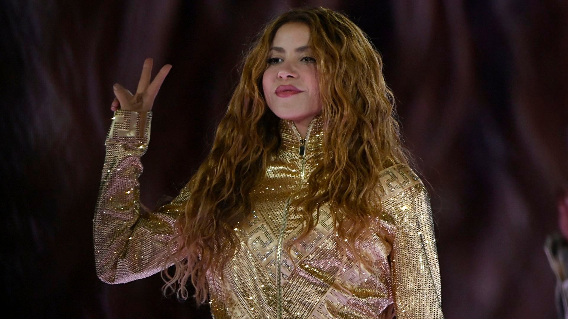 Shakira en uno de sus conciertos