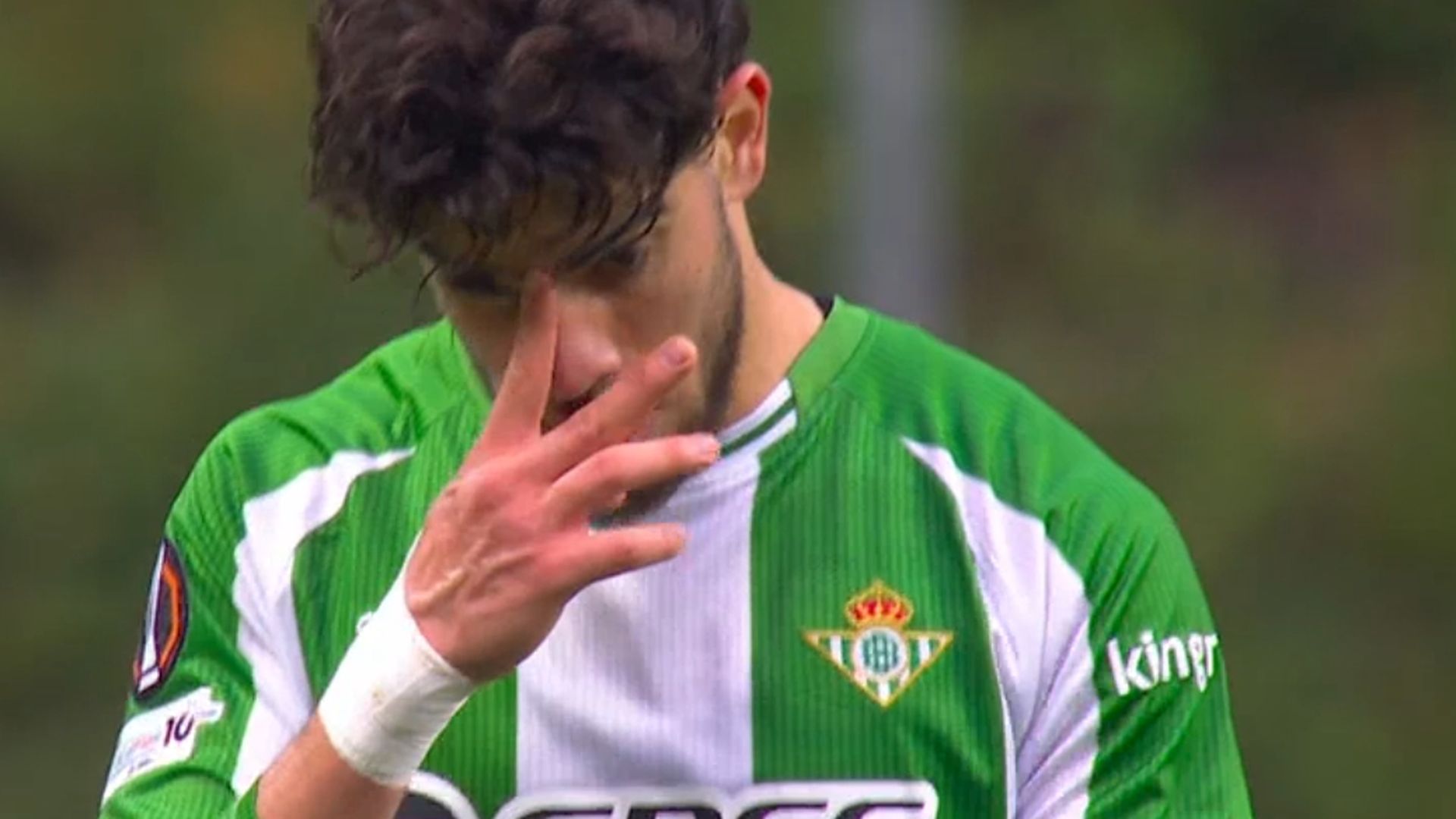 Abde, tras el gol del Cucho Hernández Abde, tras el gol del Cucho Hernández