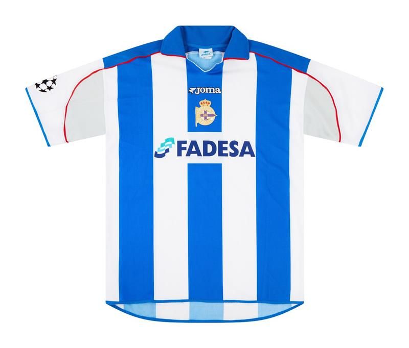 Camiseta del Deportivo de la Coruña de la temporada 2001/2002