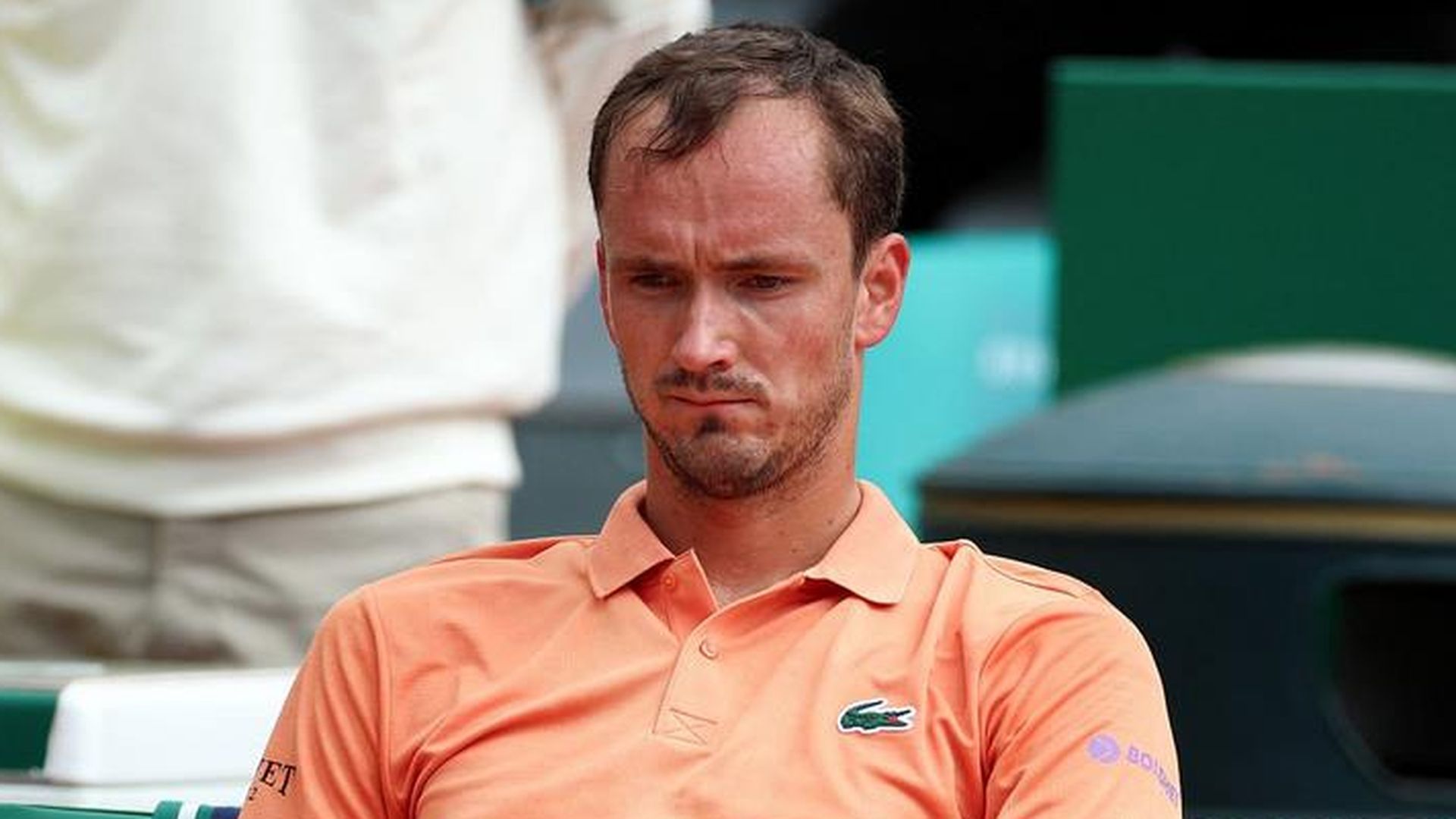 Daniil Medvedev al acabar el encuentro frente a Matteo Berrettini