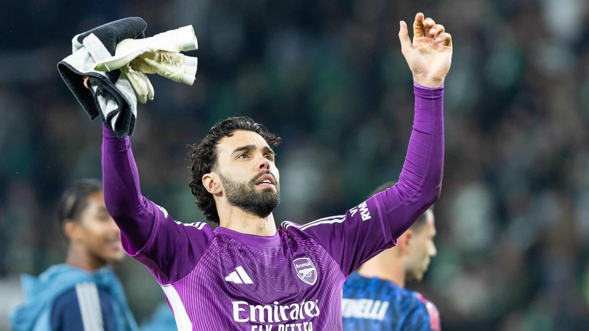 David Raya en el Sporting de Portugal - Arsenal