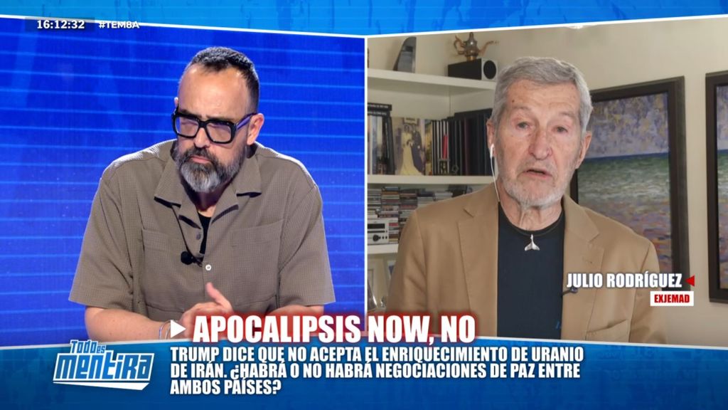 Julio Rodríguez se suma a Pablo Iglesias tras asegurar que el Gobierno miente sobre su postura en la guerra: "Los hechos a veces no acompañan"