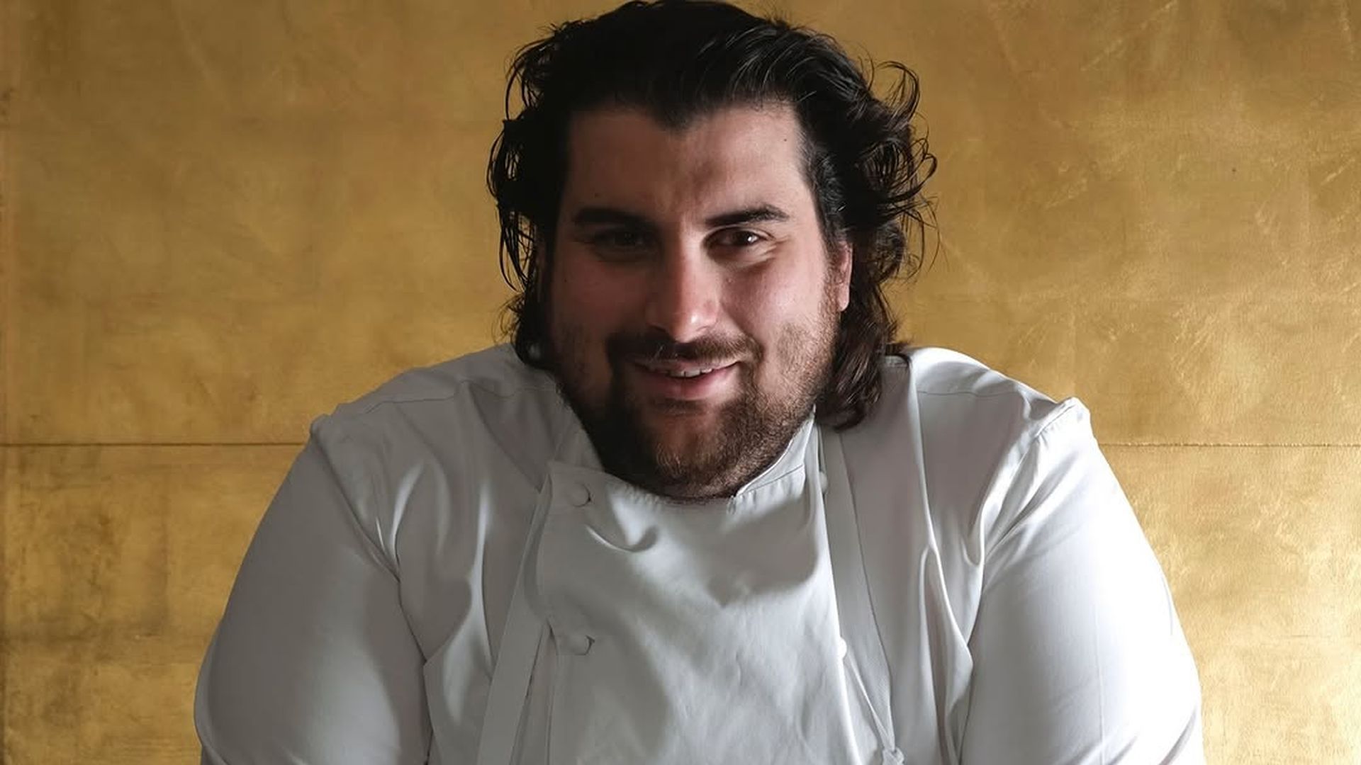 El chef Matteo Grandi antes de bajar de peso