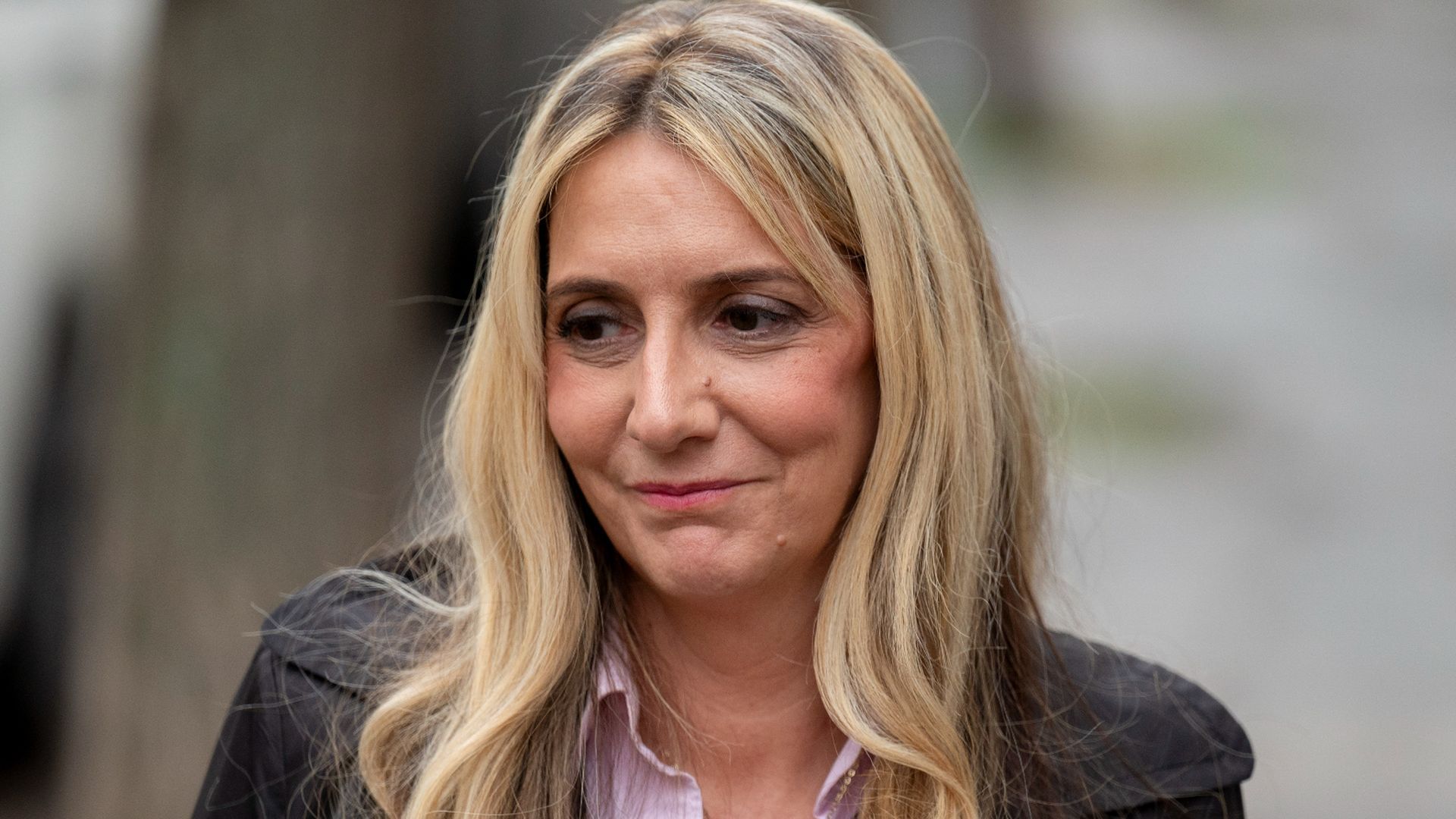 La Ex Miss Asturias, Claudia Montes, a su llegada al Tribunal Supremo