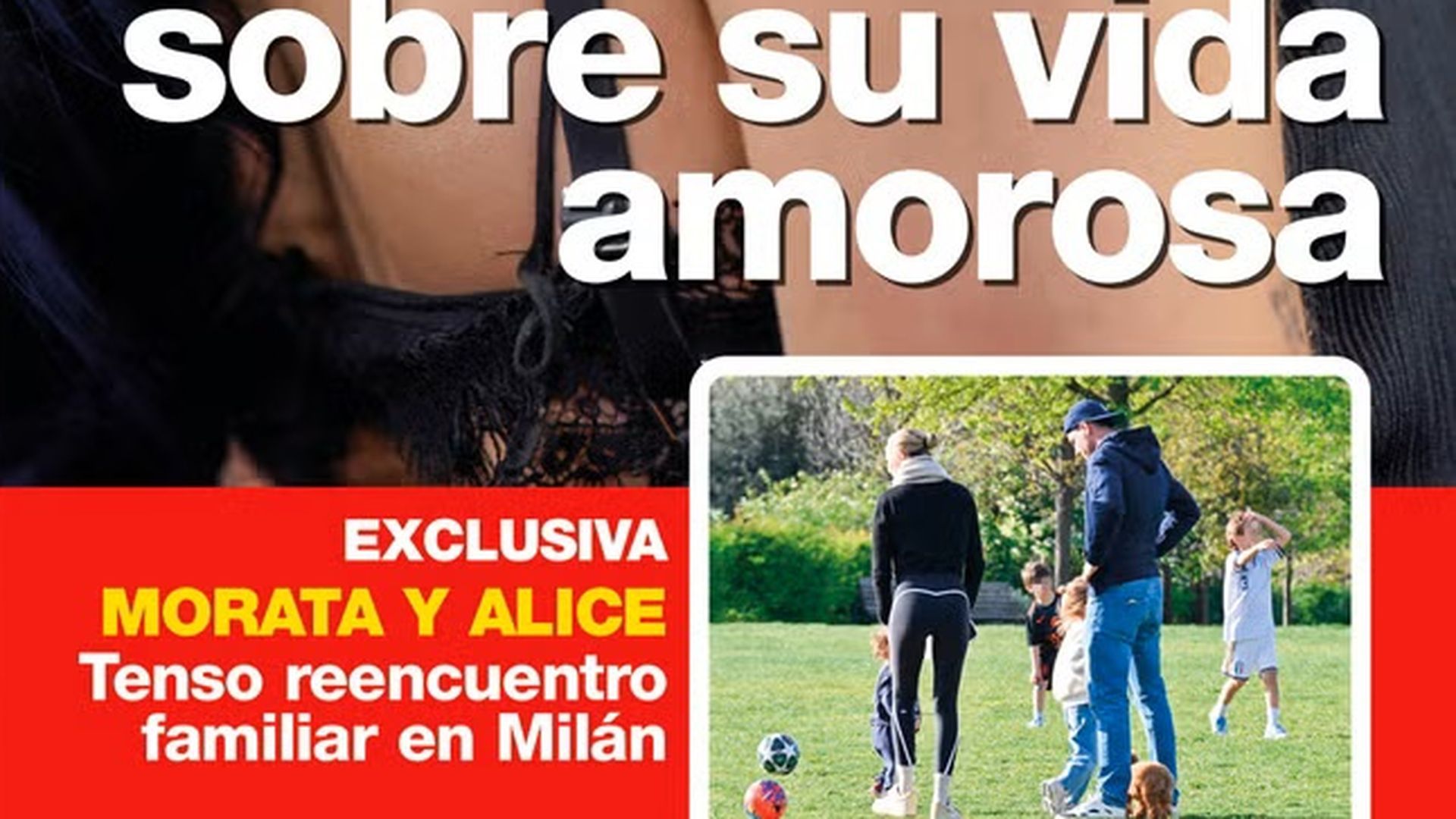 La imagen del "frío encuentro" de Álvaro Morata y Alice Campello tras su ruptura,