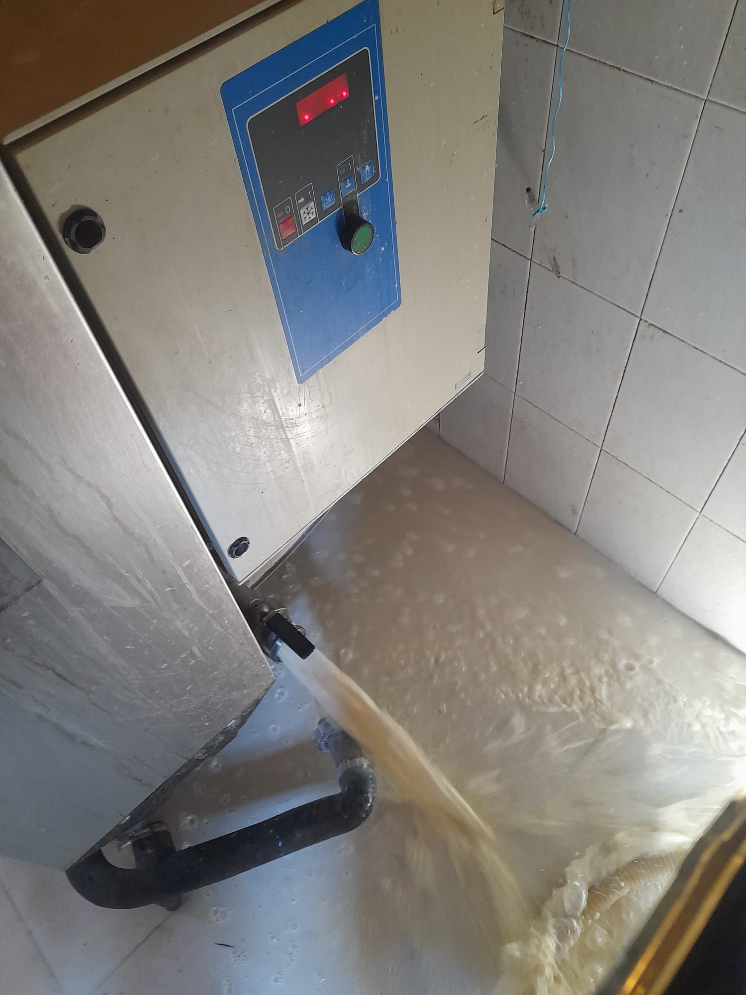 Los ganaderos no pueden conservar la leche demasiados días y han decidido tirarla al no tener comprador