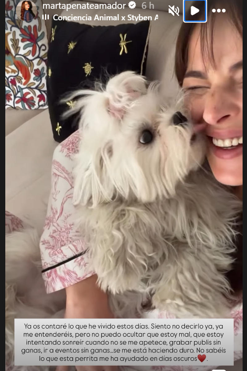 Marta Peñate habla de su complicada situación