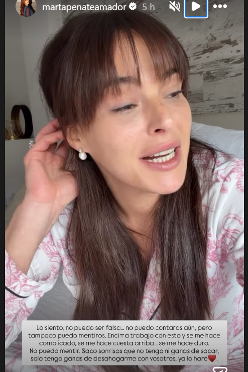 Marta Peñate se sincera sobre su mala situación