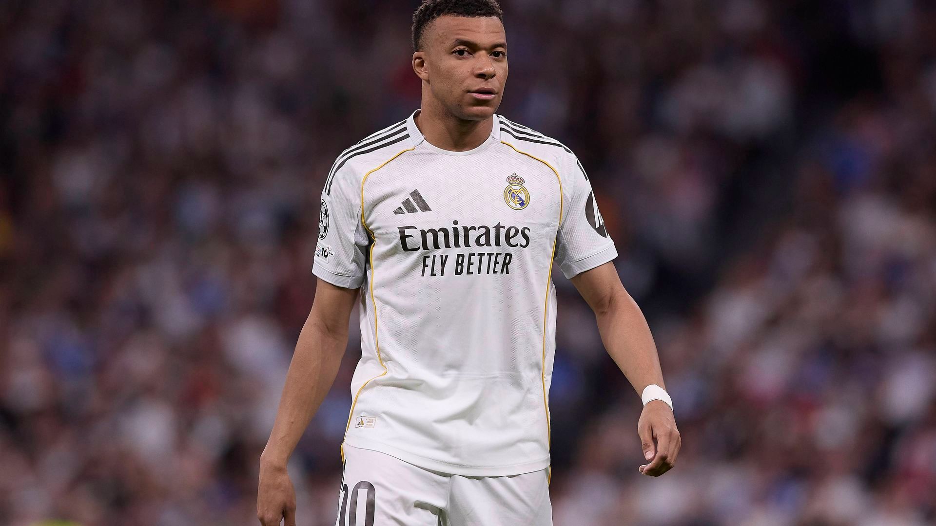 Mbappé, en el Real Madrid-Bayern