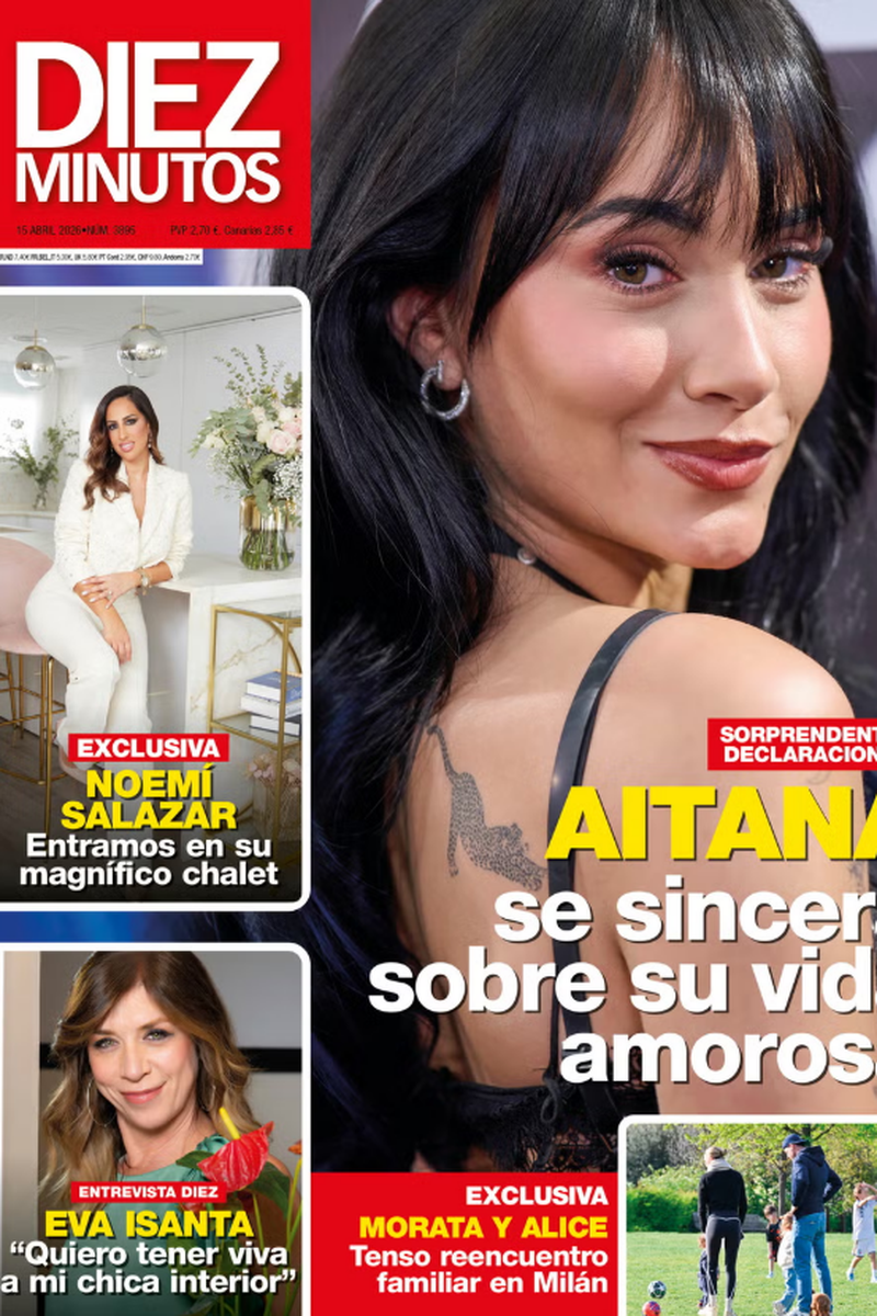 Noemí Salazar abre las puertas de su casa para la revista 'Diez Minutos'
