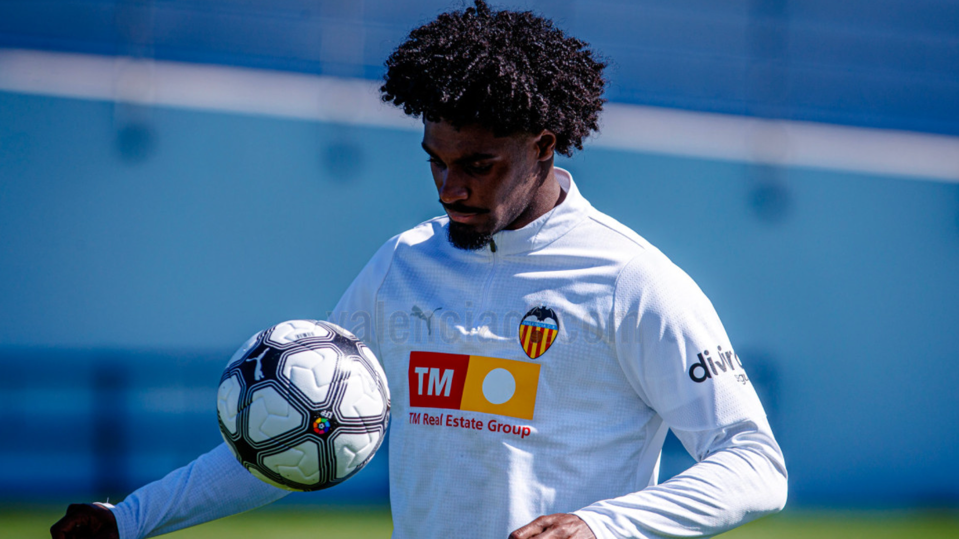 Thierry Rendall se entrena