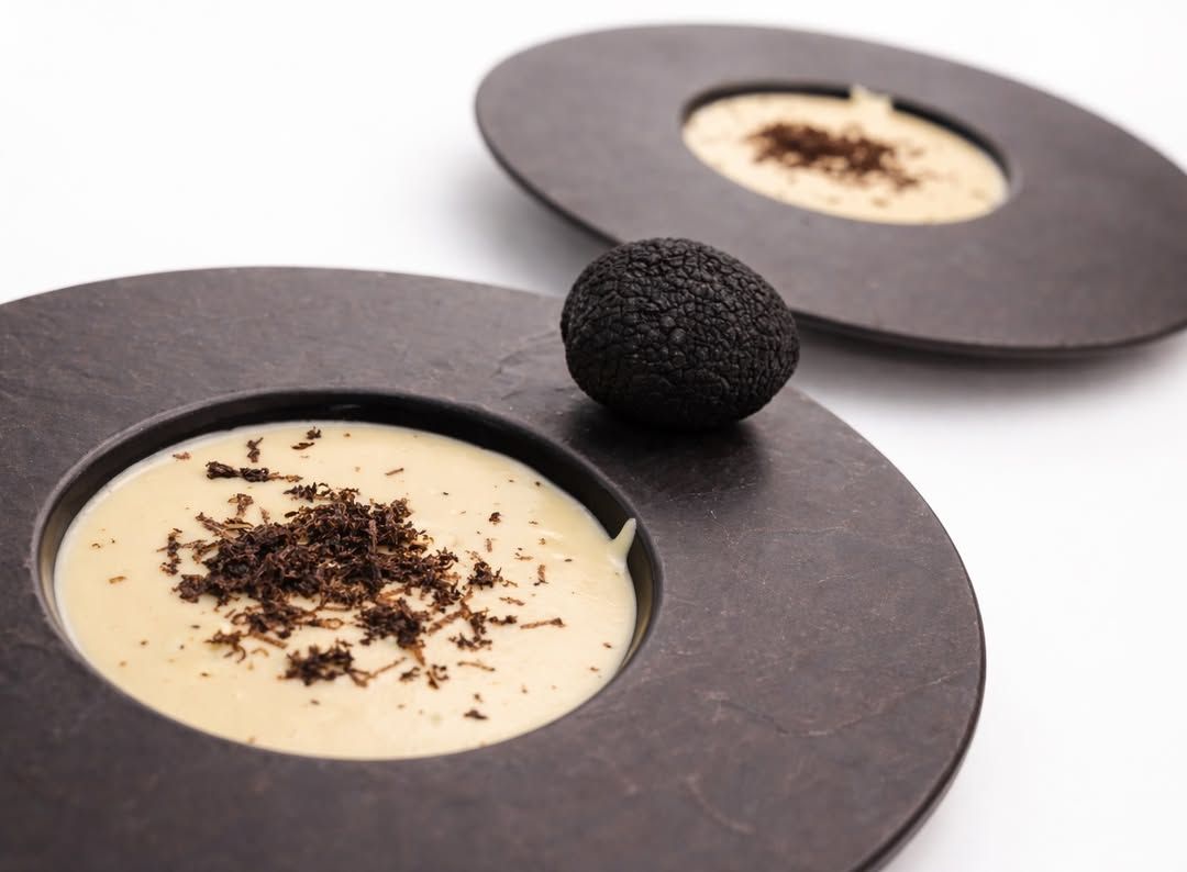 Crema con trufa negra