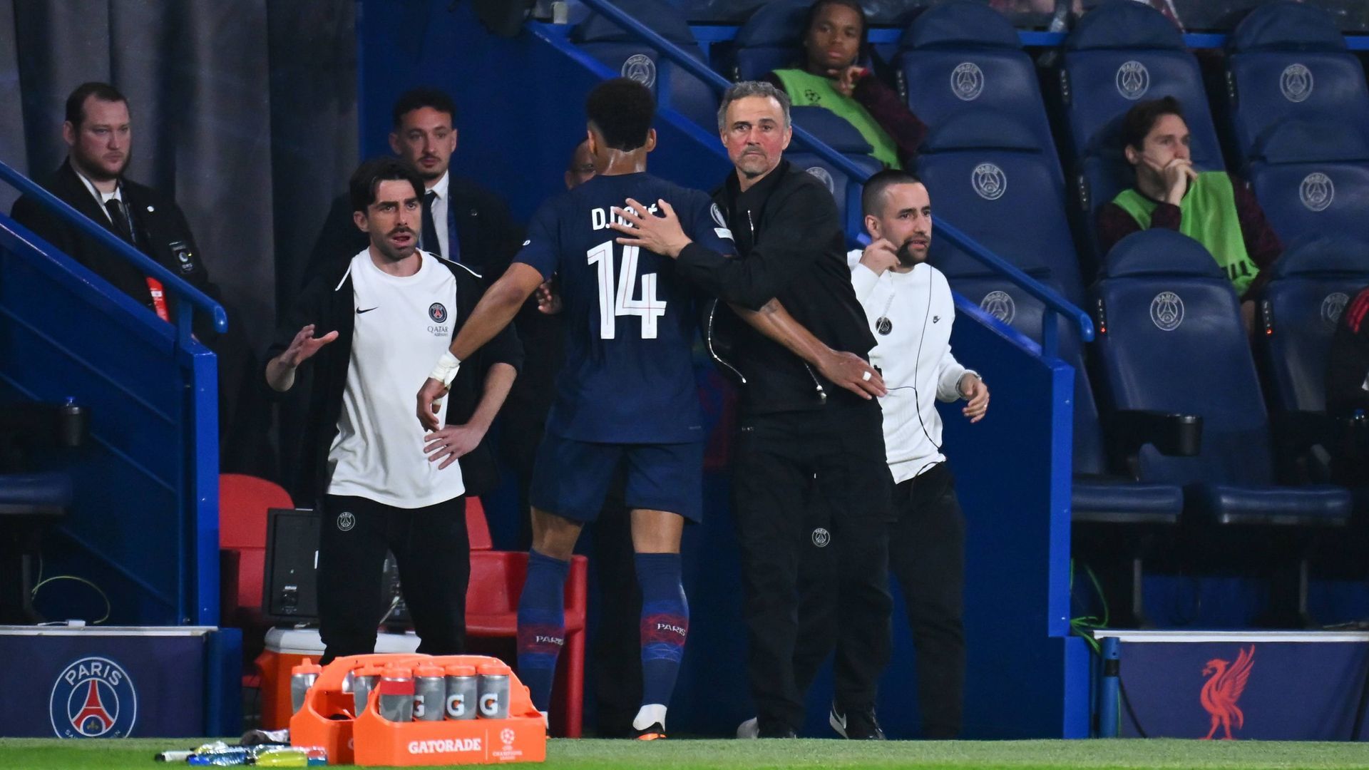 Doue con Luis Enrique