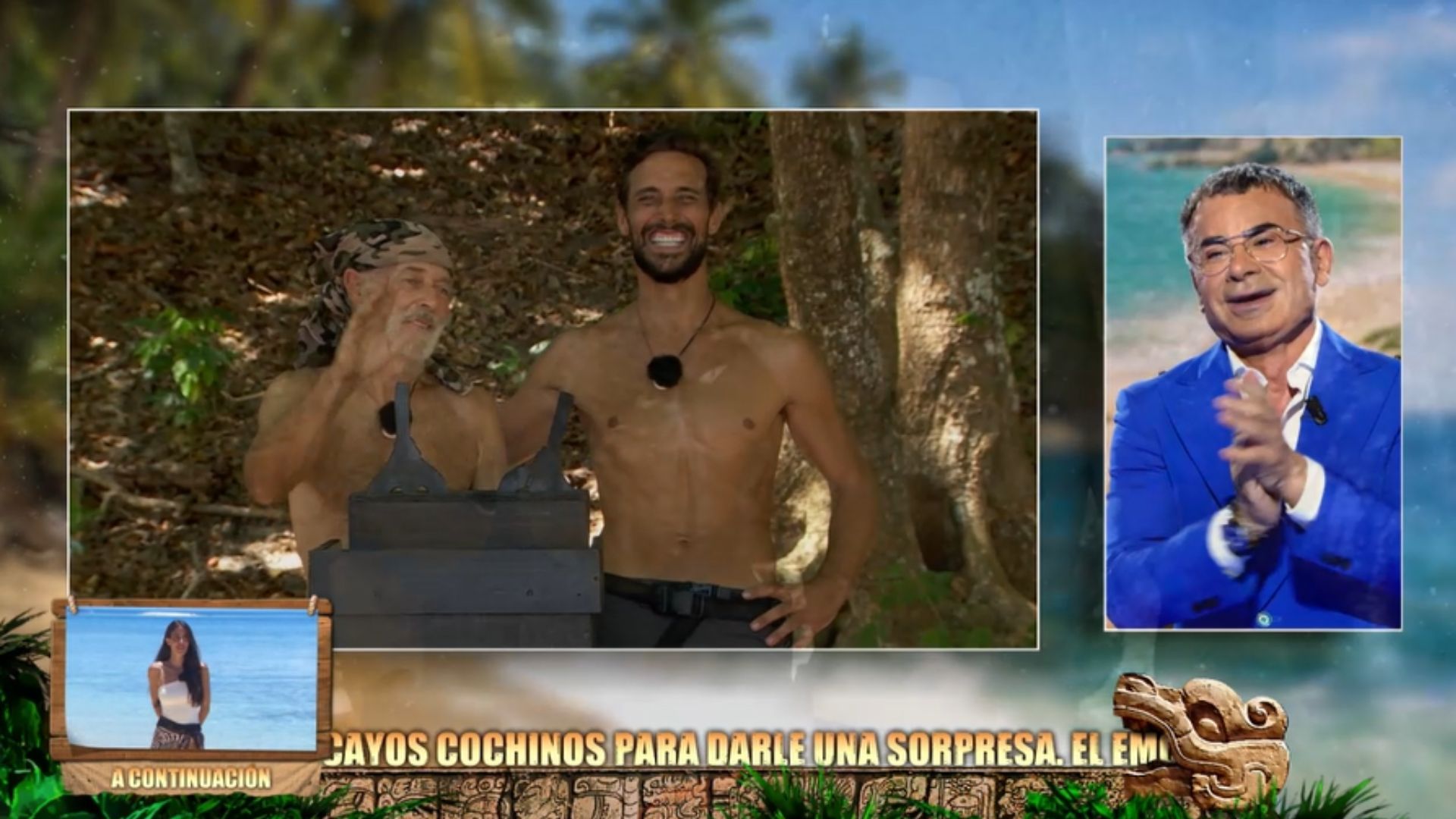 El divertido momento de Jorge Javier tras la elección de Soto al cambio de equipo: 