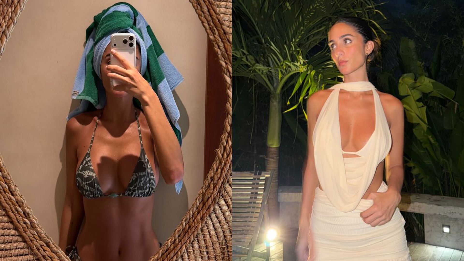 El pecho de Claudia durante el embarazo