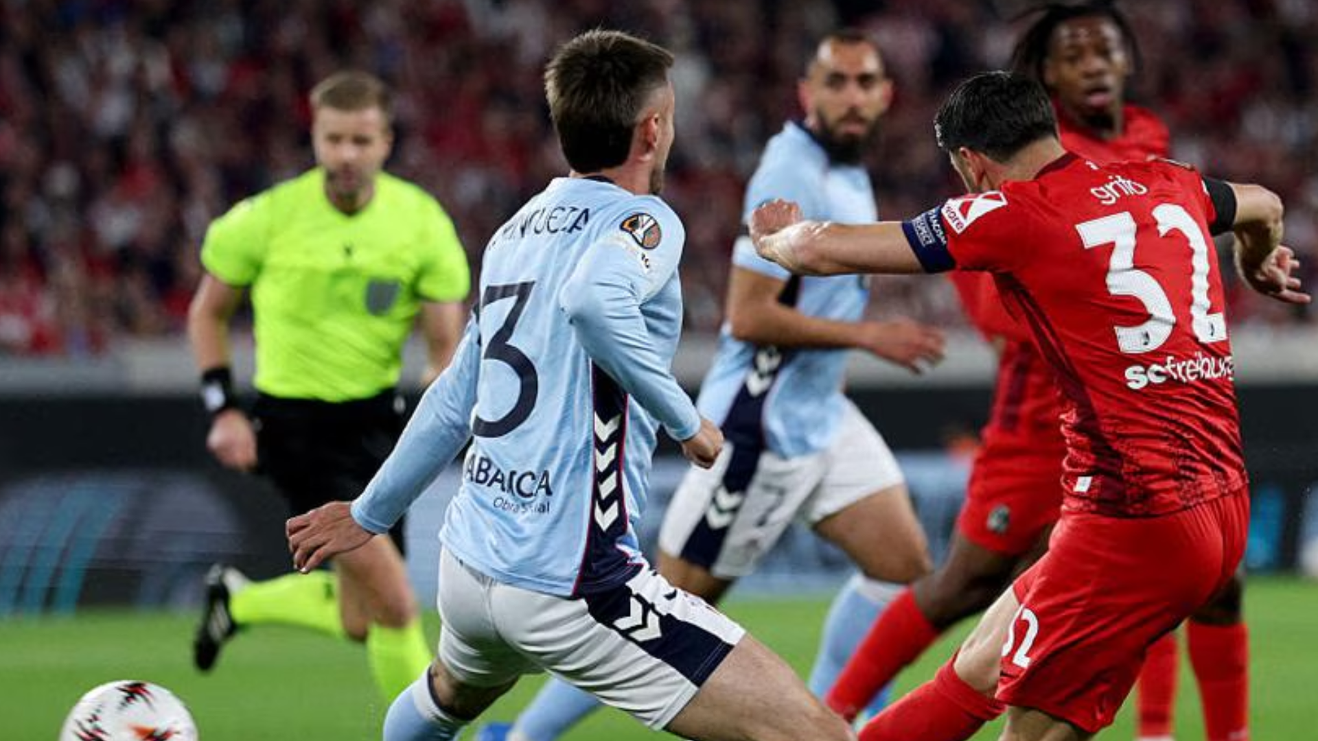 Gol de Grifo ante Mingueza