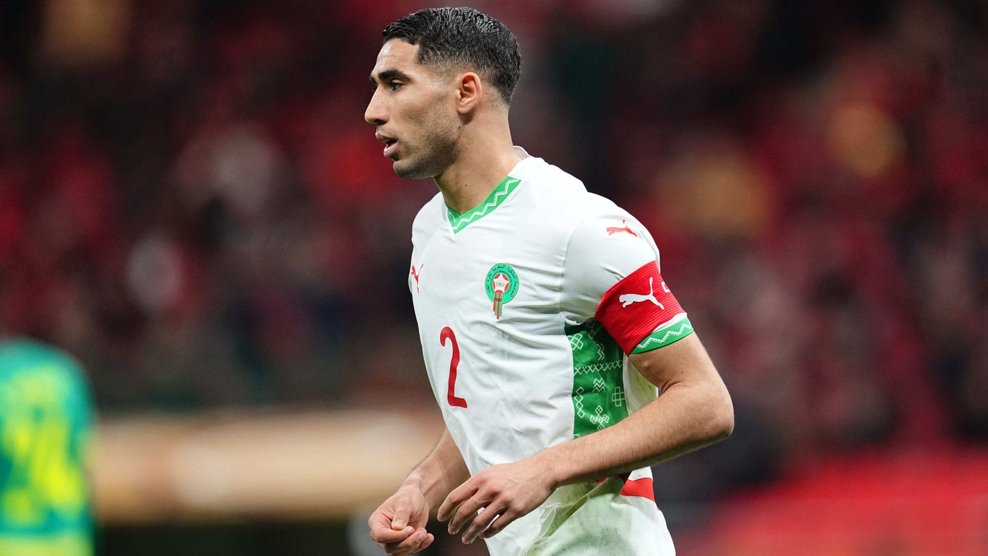 Hakimi con la Selección de Marruecos