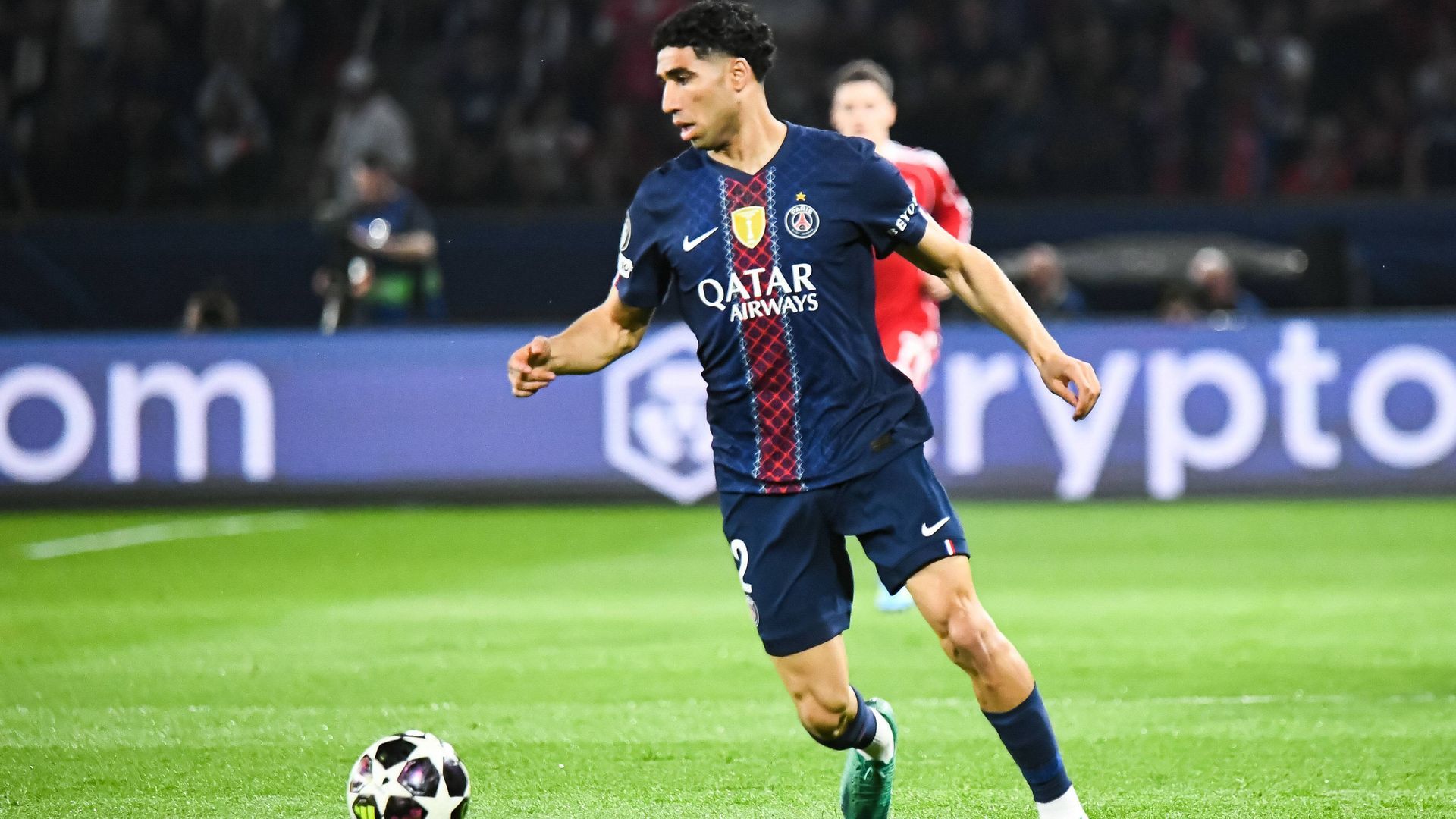 Hakimi en el PSG vs Liverpool