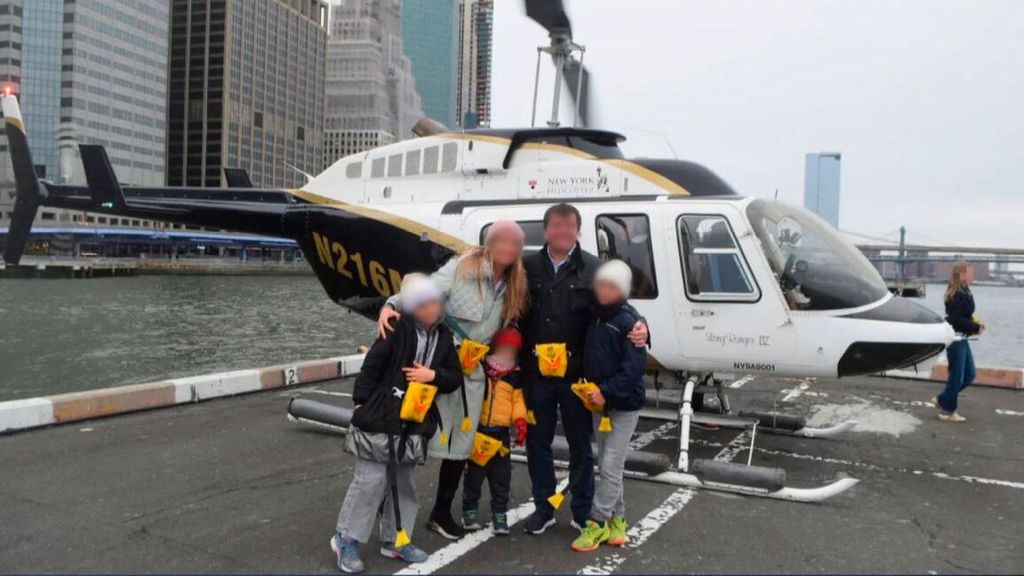 Las víctimas del accidente de helicóptero en Nueva York: un directivo de Siemens en España, su mujer y sus tres hijos