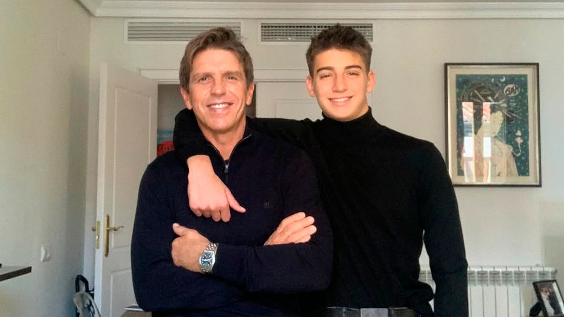 Manuel Díaz 'El Cordobés' y su hijo Manu