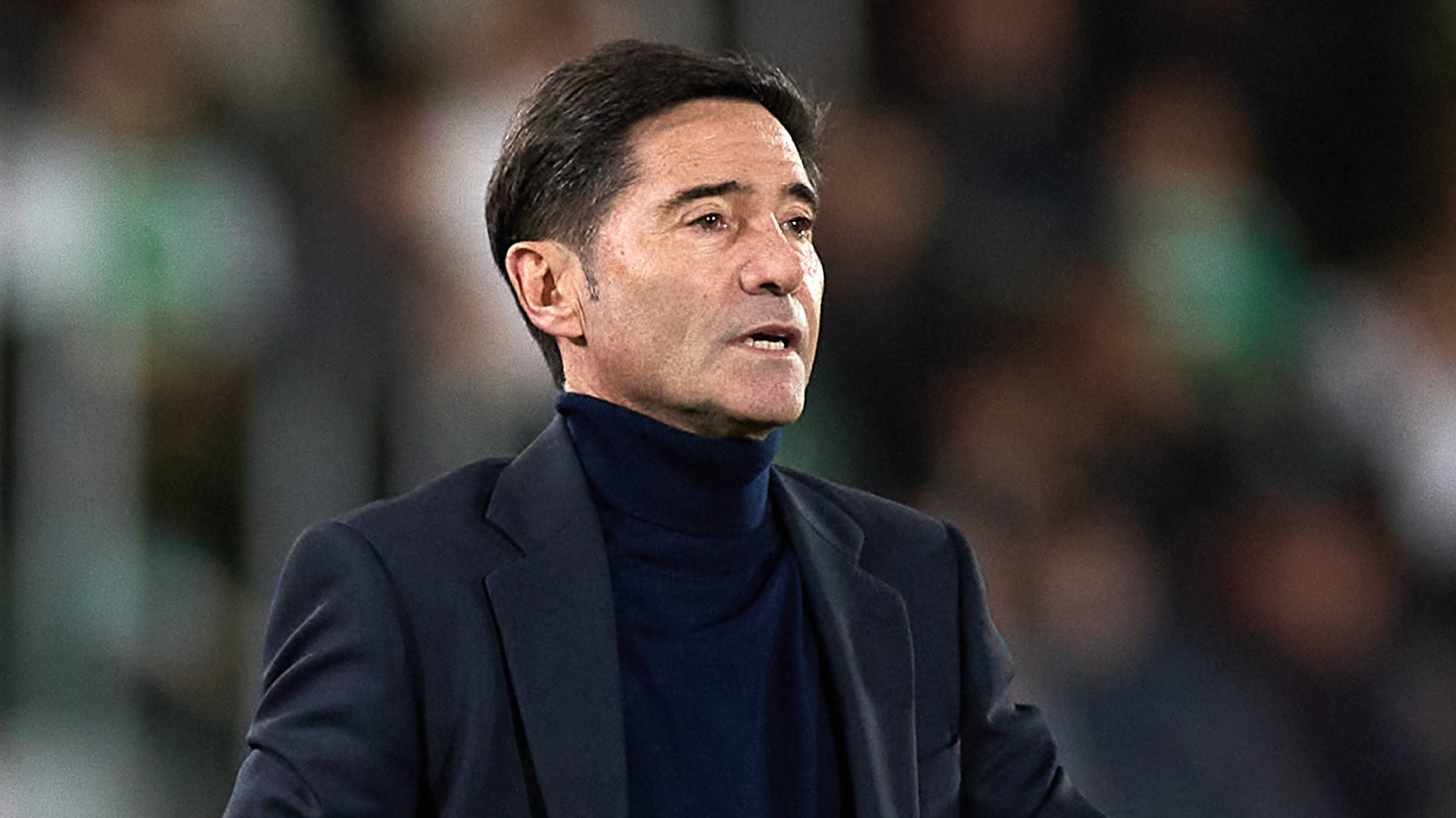 Marcelino García Toral, en un partido del Villarreal