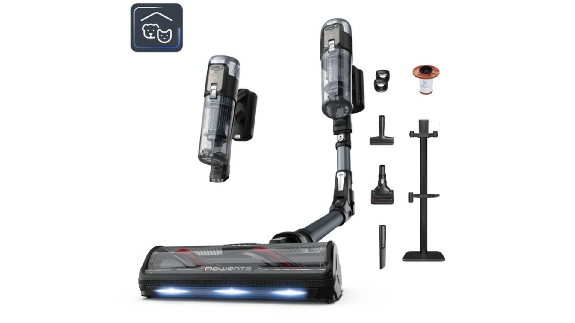 Rowenta X-Force Flex 16,60 Animal Care - flexibilidad total