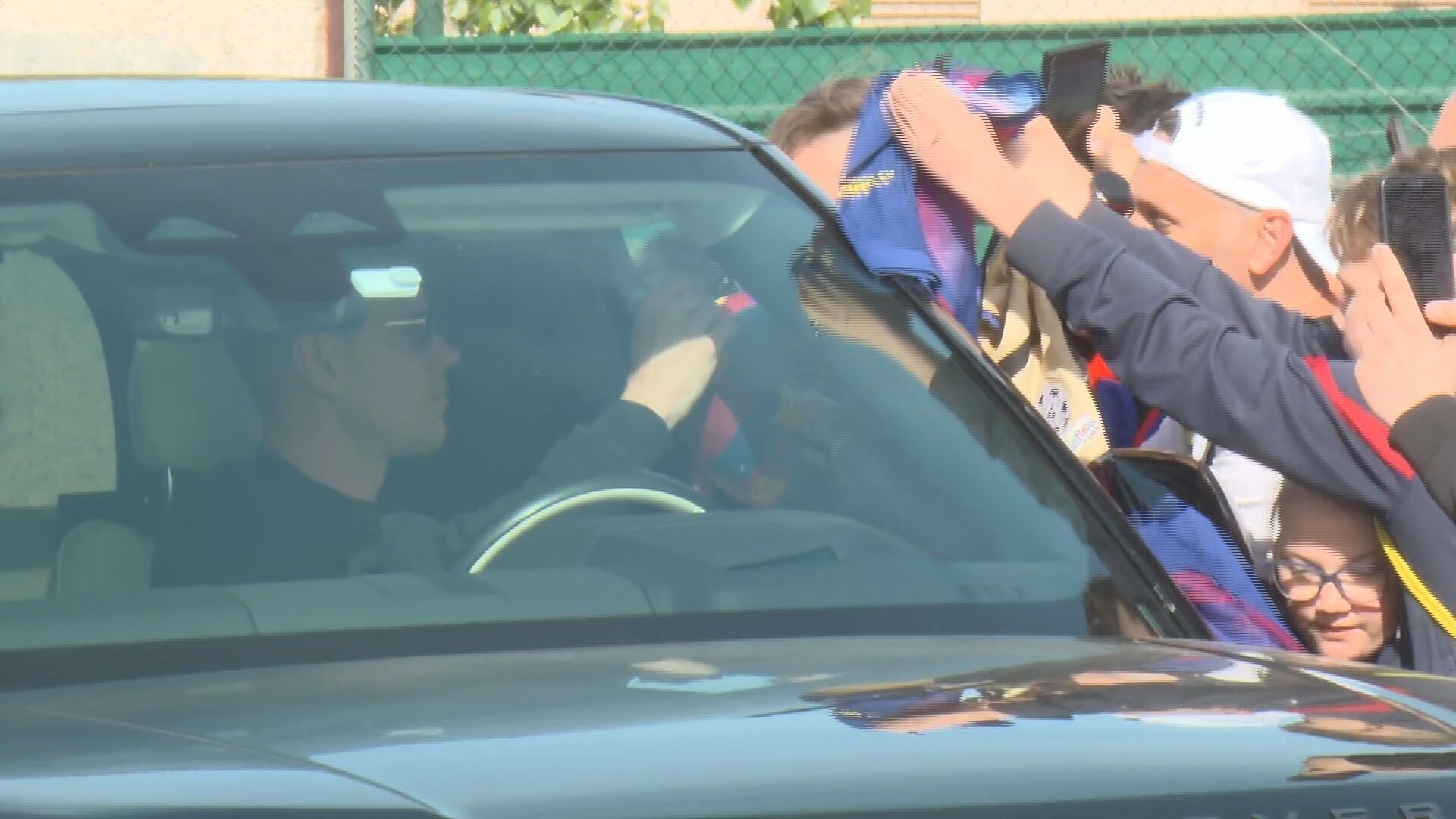 Ter Stegen, a la llegada a la ciudad deportiva del Barça