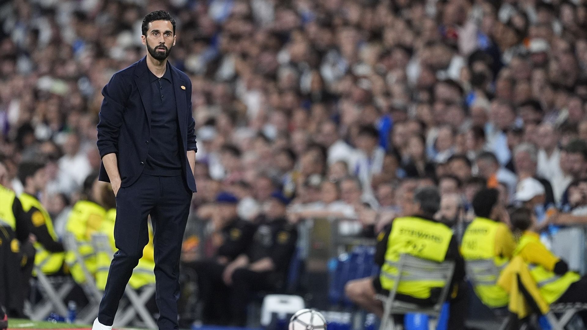 Álvaro Arbeloa, en el Real Madrid-Girona