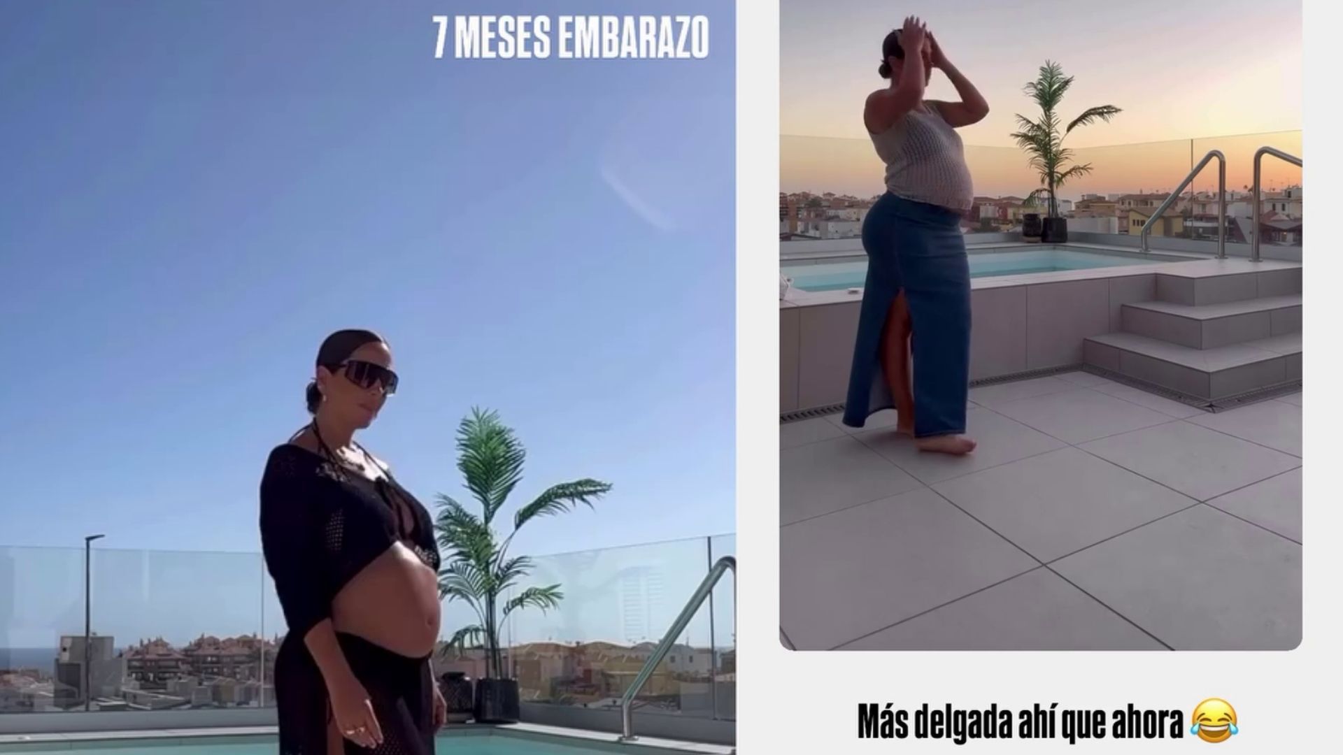 Anabel Pantoja, embarazada de siete meses y ahora