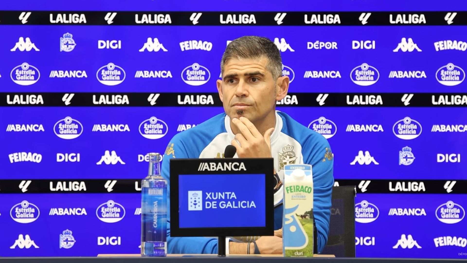 Antonio Hidalgo, en sala de prensa