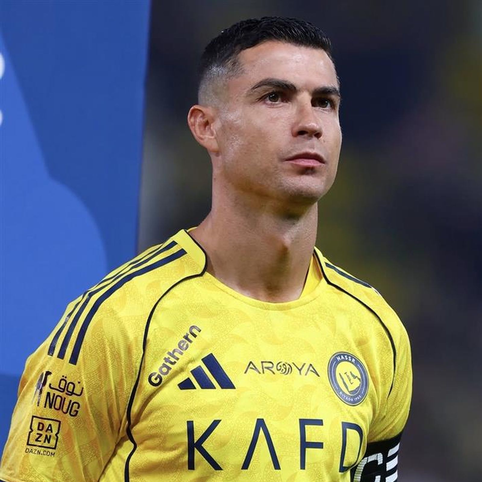 Cristiano Ronaldo antes de un partido con el Al-Nassr esta temporada