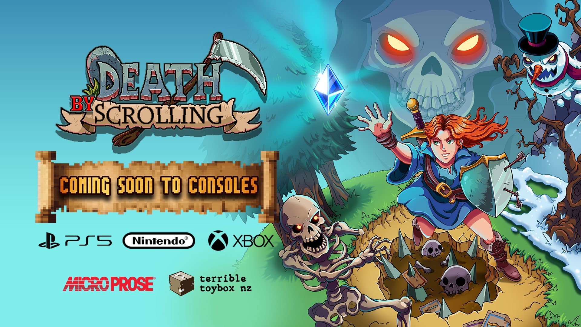 Death By Scrolling llega a consolas