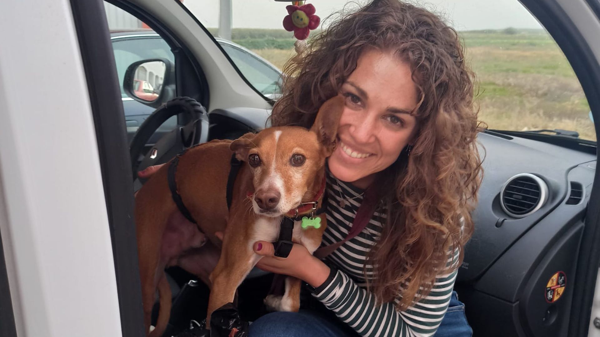 Edén y Rebeca juntos