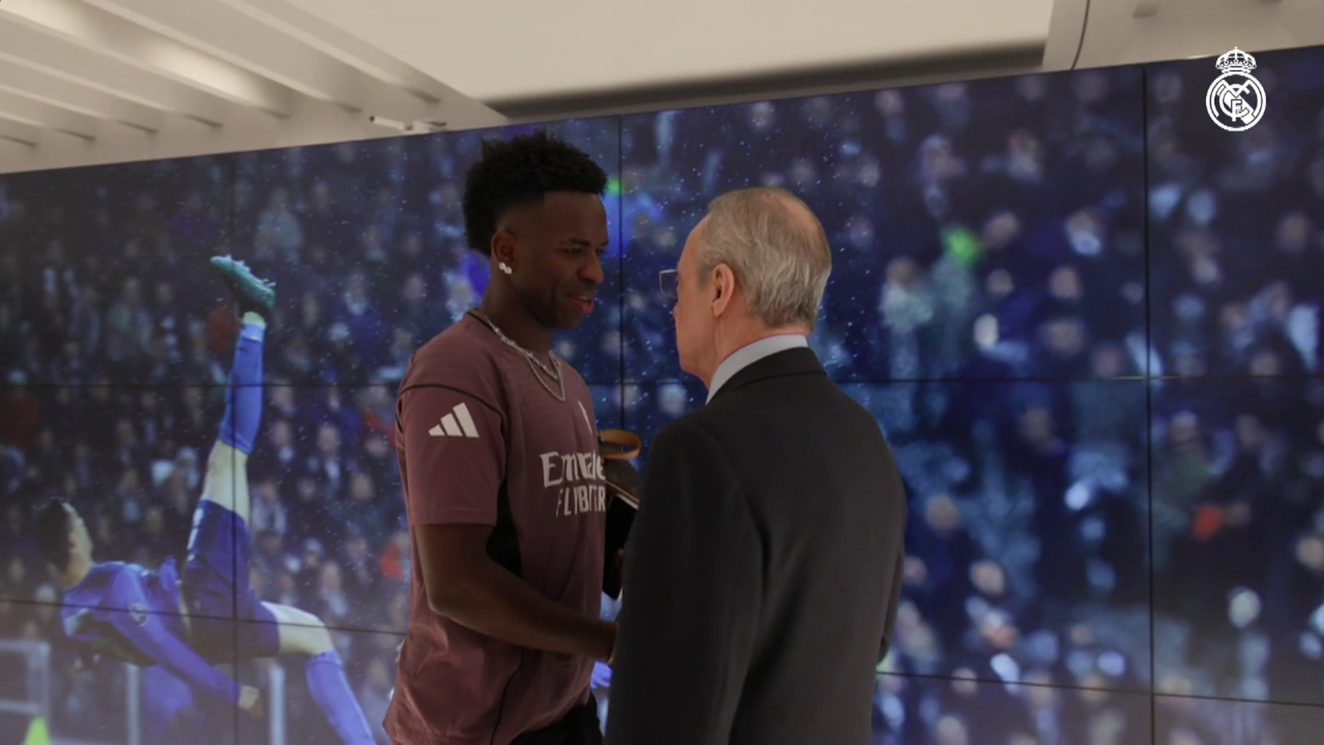 Florentino Pérez y Vinicius Jr