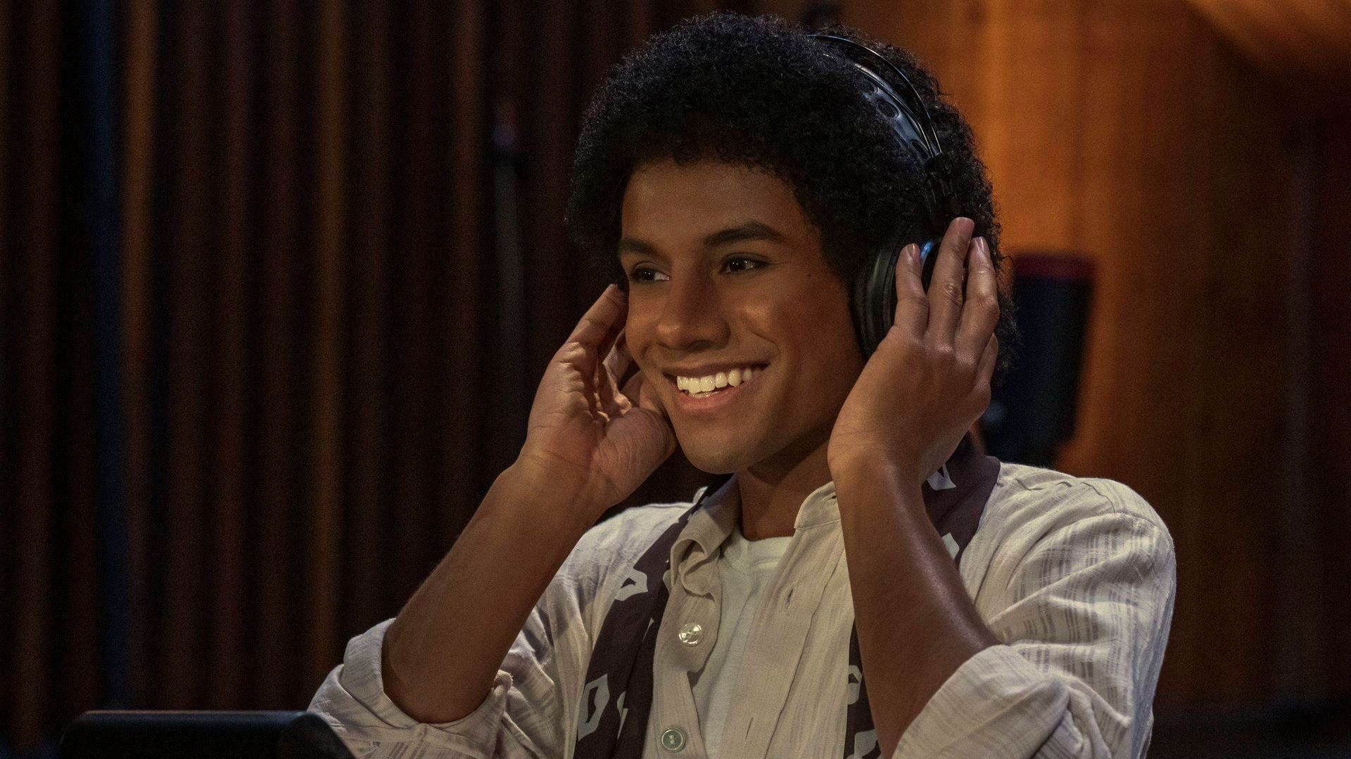 Jaafar Jackson actuando en el biopic de Michael Jackson