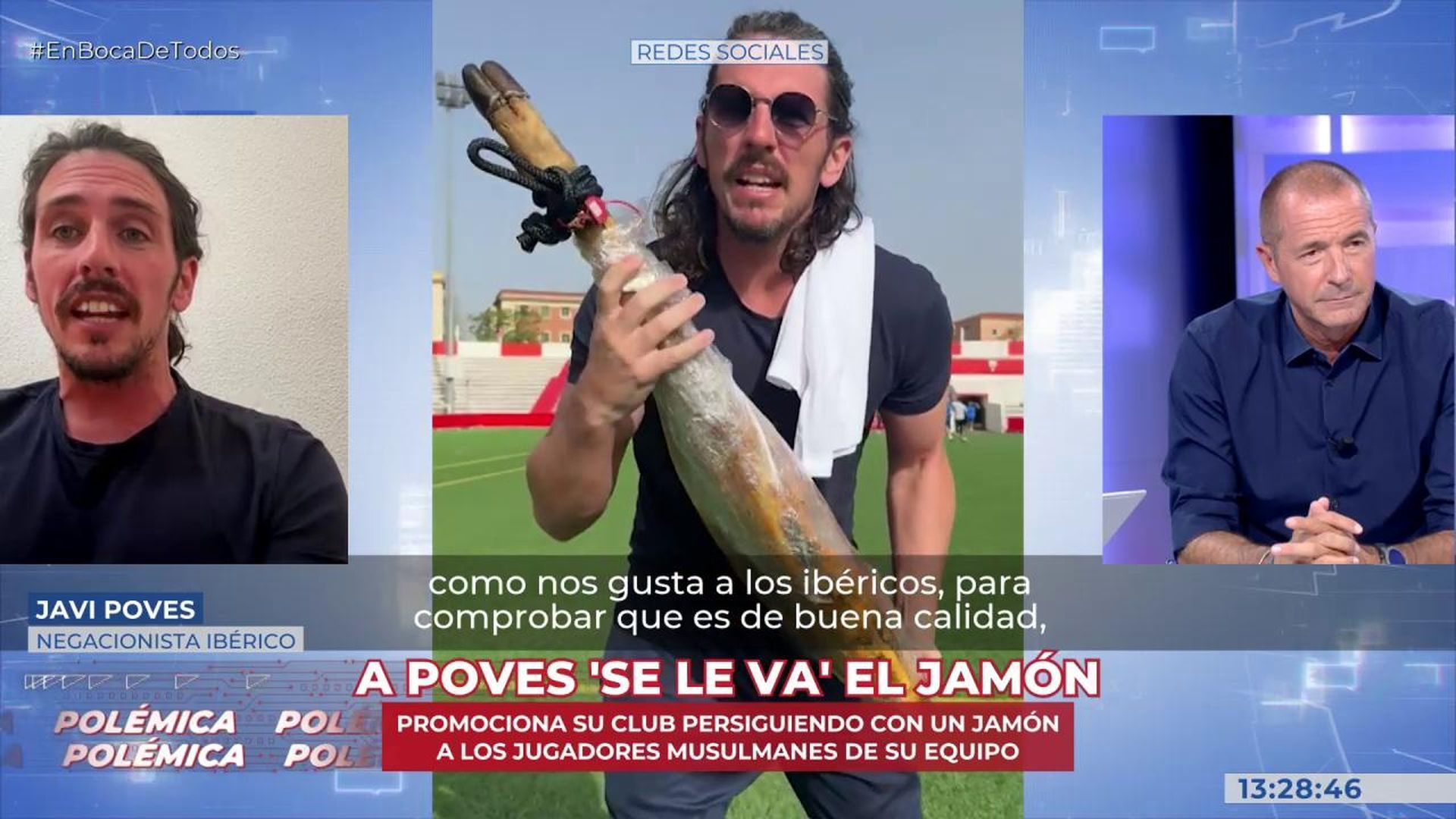 Javi Poves persigue a los jugadores musulmanes de su equipo con un jamón: “Era la etiqueta que me faltaba, la de racista”
