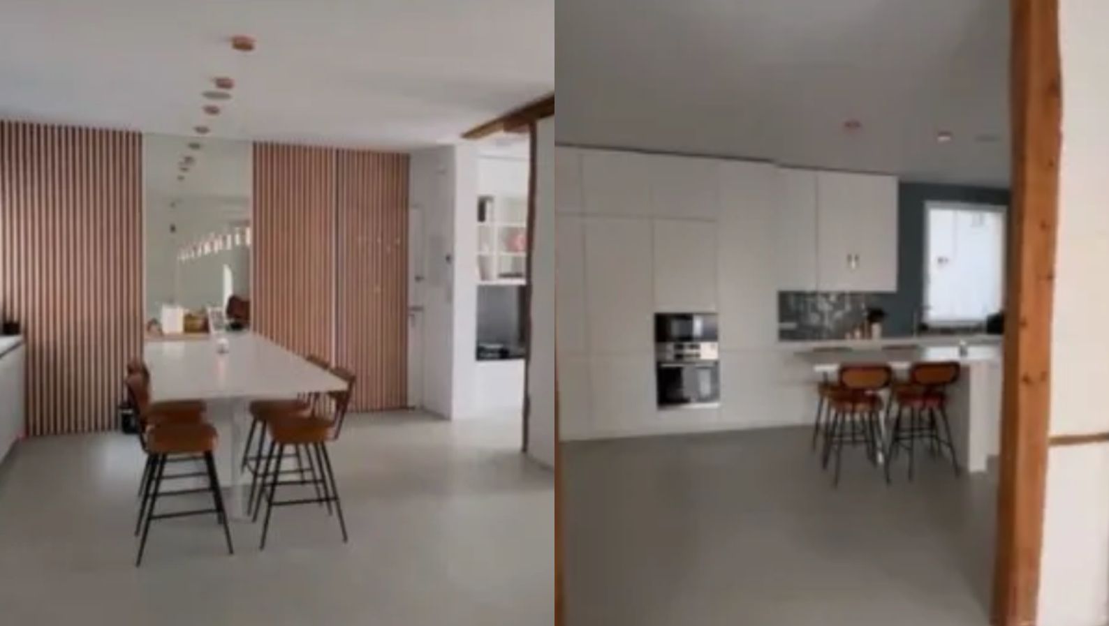 La cocina de la casa de Dulceida y Alba Paul