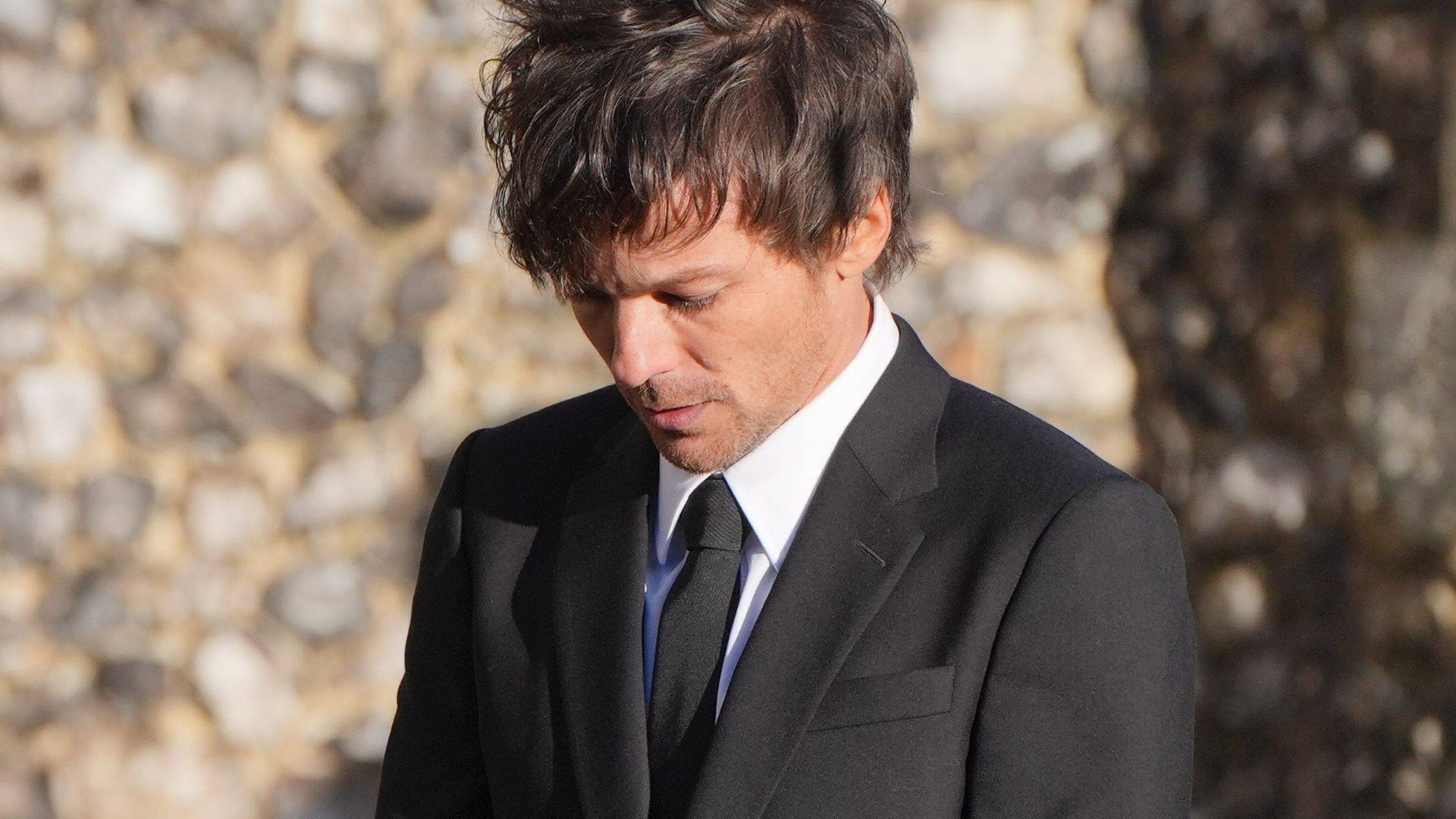 Louis, en el entierro de Lyam Payne