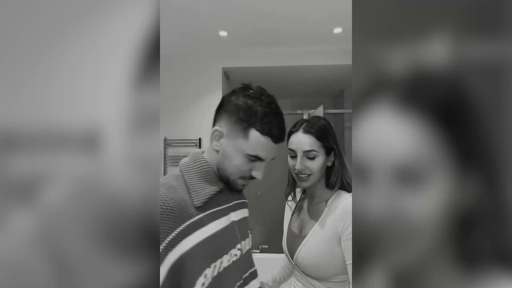 En vídeo, la reacción de Luna Serrat y Dani Ceballos cuando se enteraron que iban a ser padres