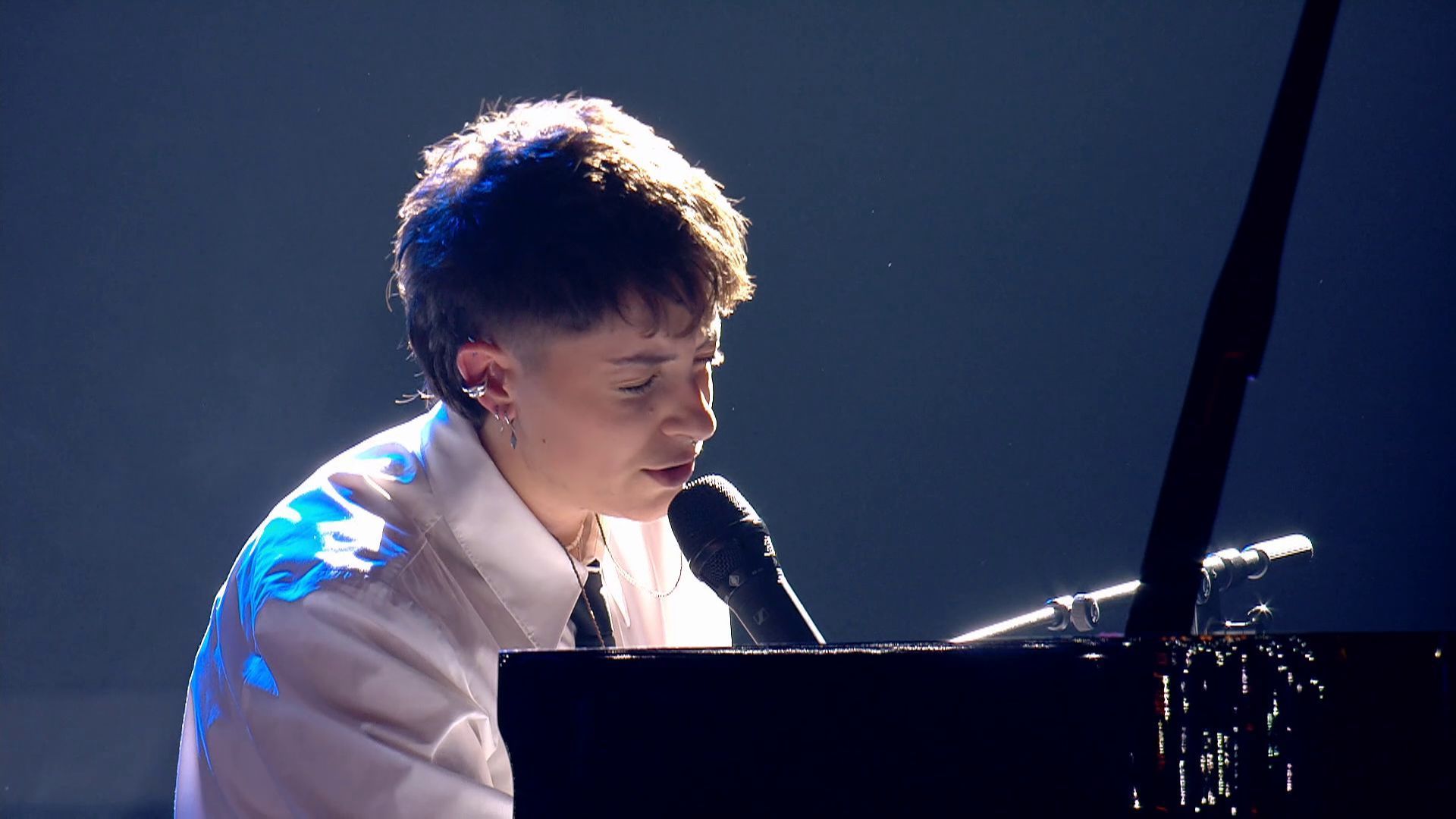 Lydia Sánchez, durante su actuación en la semifinal de 'Got Talent'