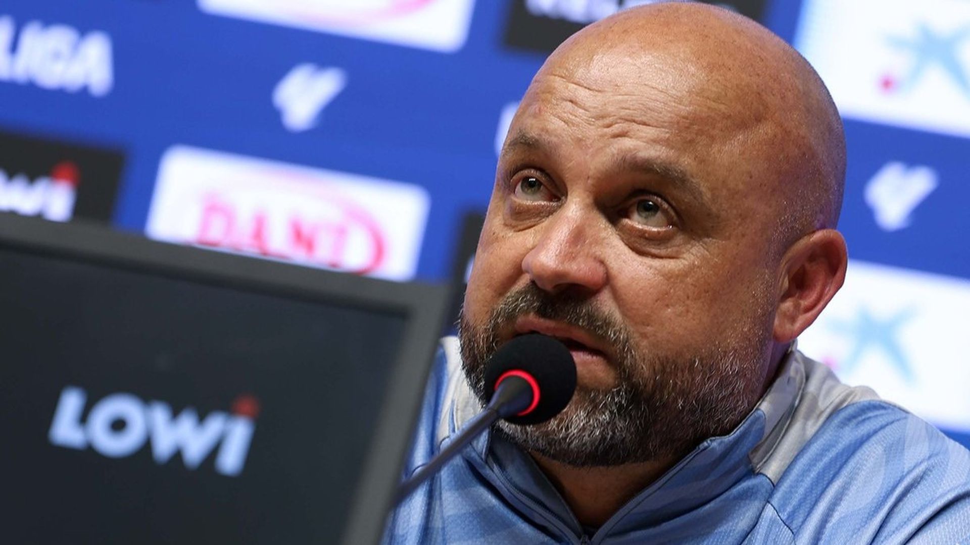 Manolo González, en sala de prensa