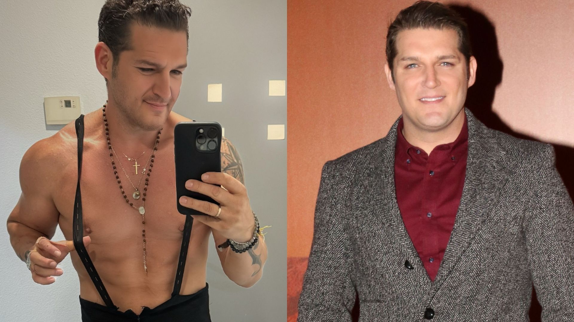 Manu Tenorio, antes y después Manu Tenorio, antes y después