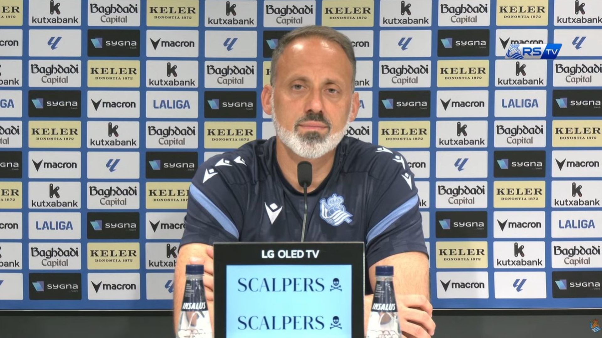 Pellegrino Matarazzo, en sala de prensa