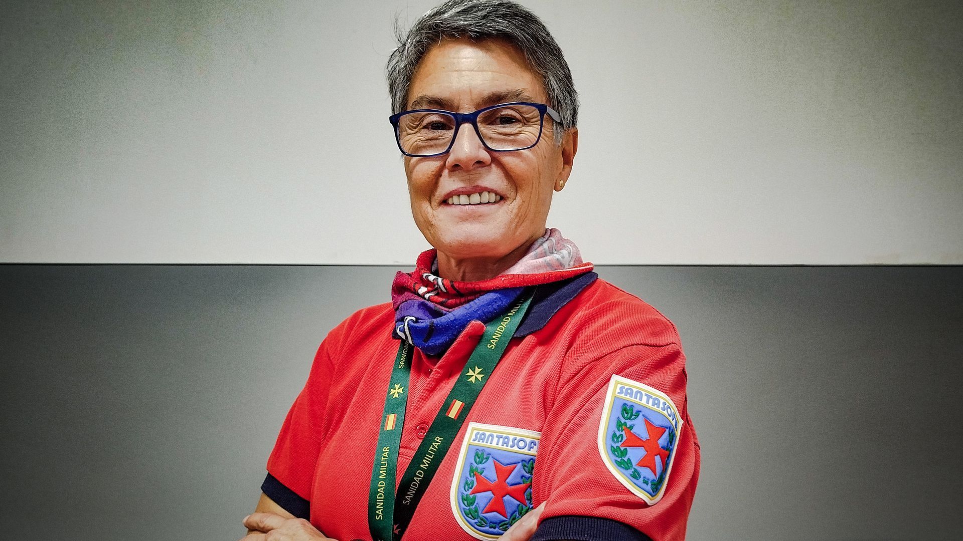 Rocío da Cunha, técnico sanitario en conciertos.