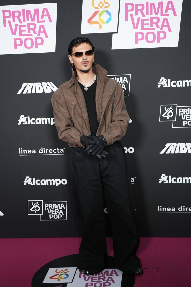 Abraham Mateo, en la alfombra roja de LOS40 Primavera Pop 2026