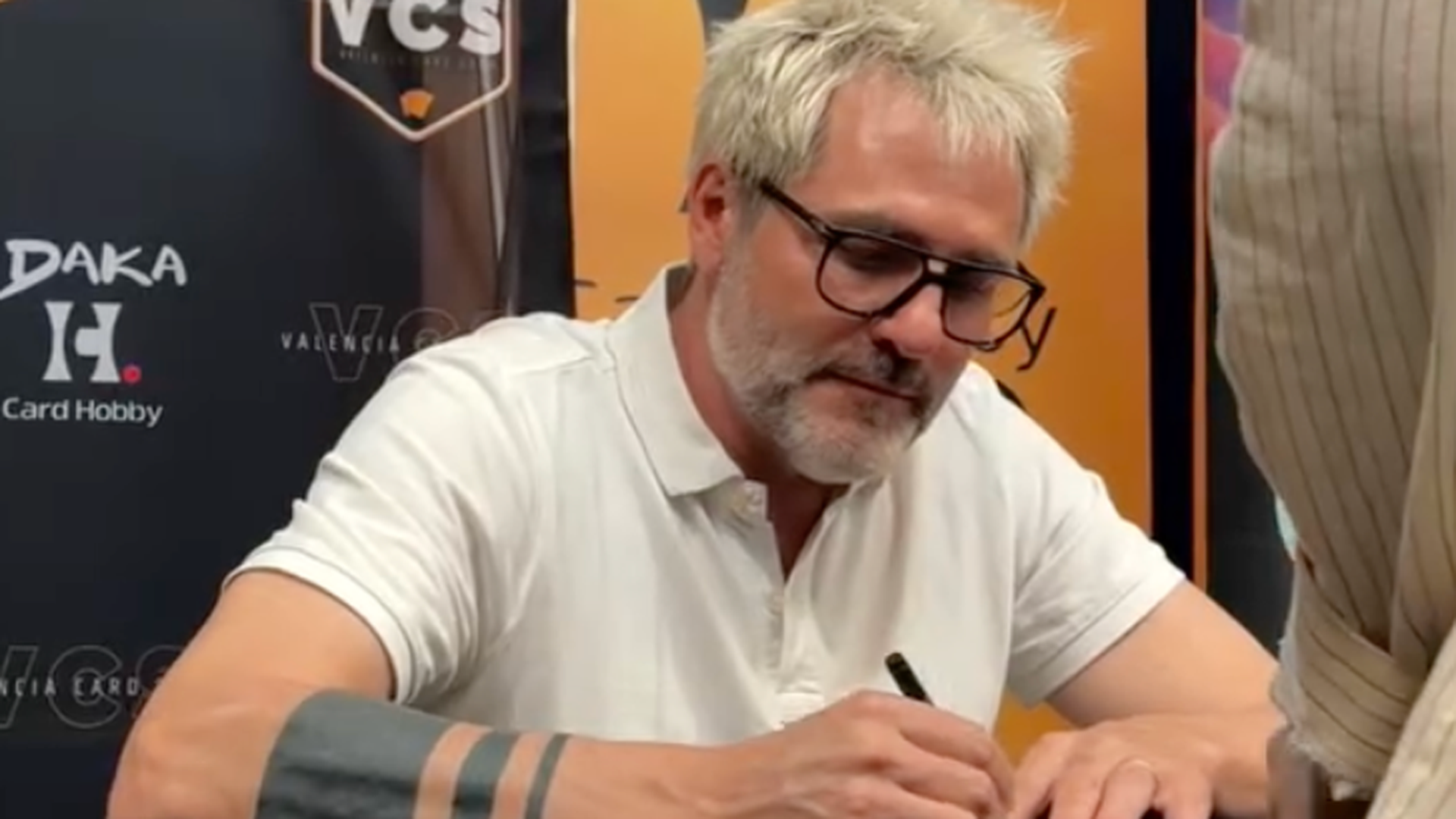 Cañizares en el Valencia Card Show