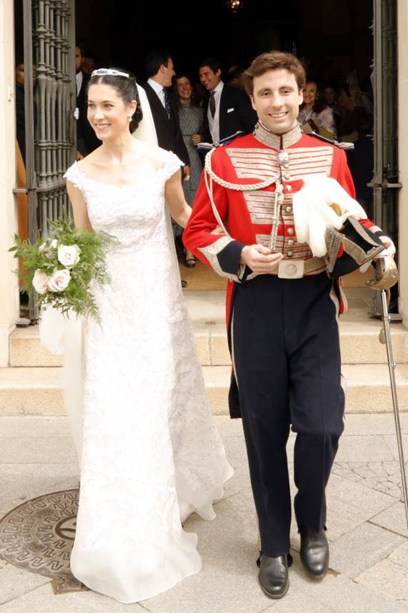 Carla Benjumea y Antonio Domecq, convertidos ya en mujer y marido