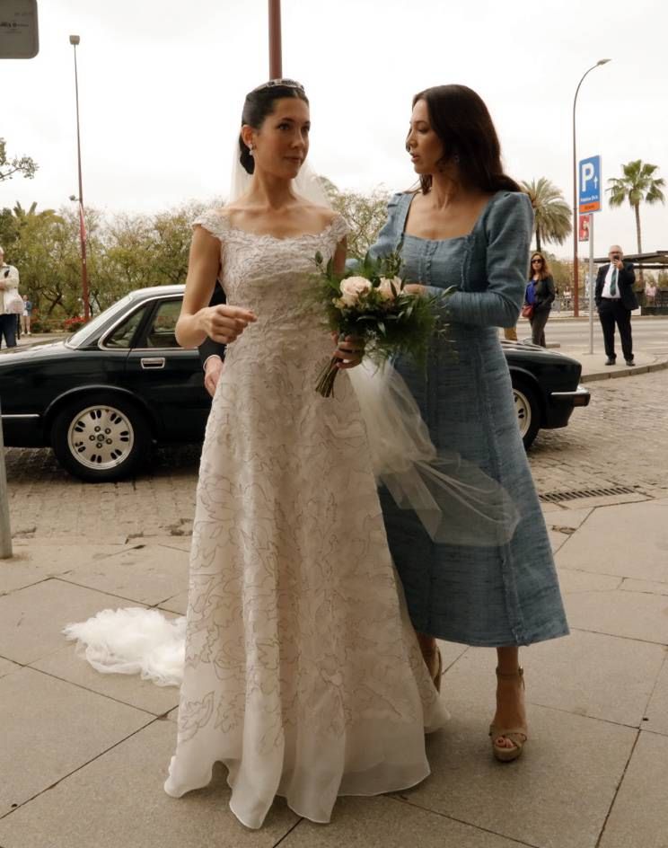 El vestido de novia de Carla Benjumea en su boda con Antonio Domecq
