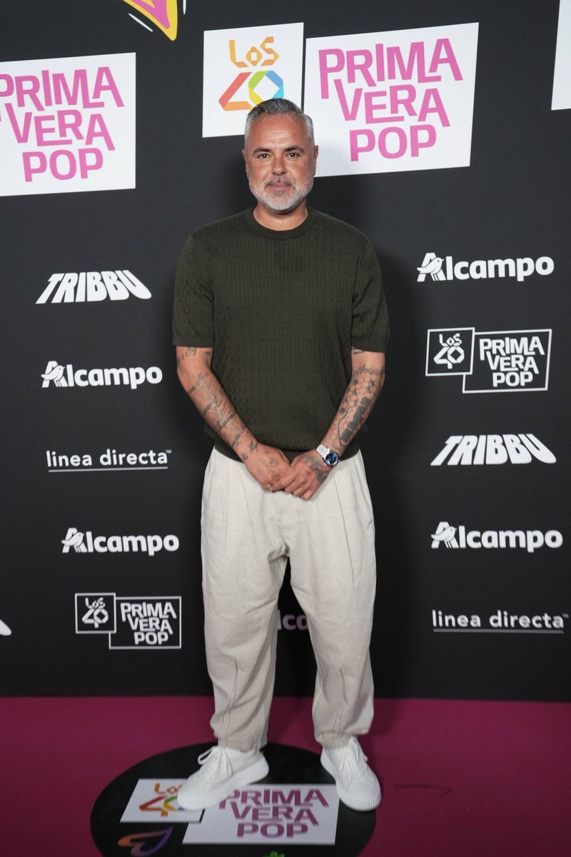 Juan Magán, en la alfombra roja de LOS40 Primavera Pop 2026